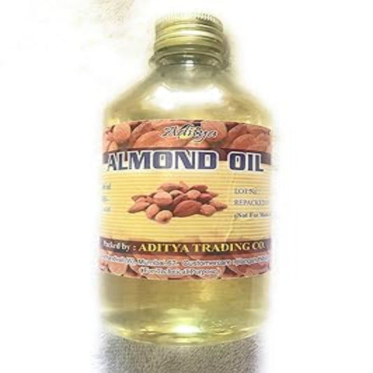 Aditya Sweet Almond Oil for Skin,Hair and Body massage-400ml