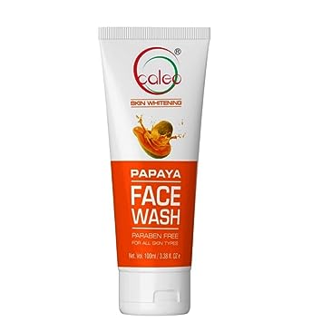 Caleo Deep Cleansing Face Wash For Visibly Glowing For All Skin Types (Papaya, 100ml)