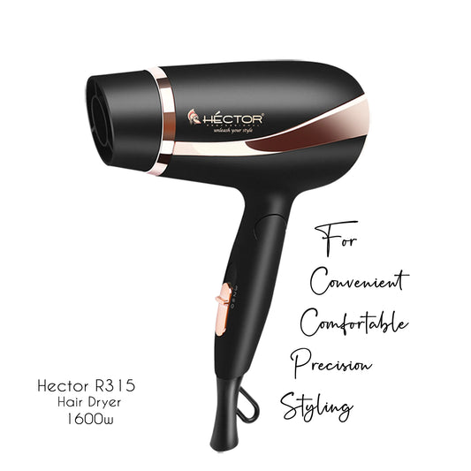 Hector Professional comfortable & Precision Styling Hair Dryer -1600W