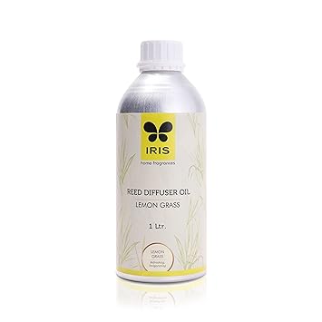 IRIS 1 Litre Lemon Grass Diffuser Oil in a Aluminium can
