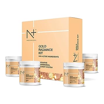 N+ Professional Gold Radiance Facial Kit for Man & Woman, 400g.