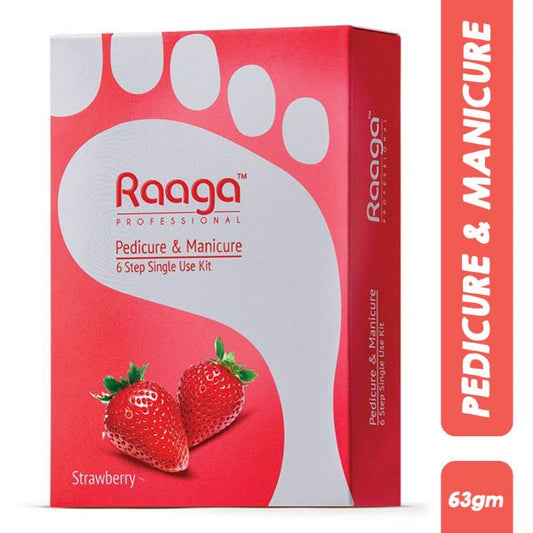 Raaga Professional Strawberry manicure pedicure kit (63gm)