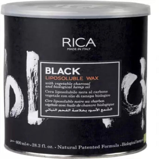 Rica Black Liposoluble Wax (800ml)