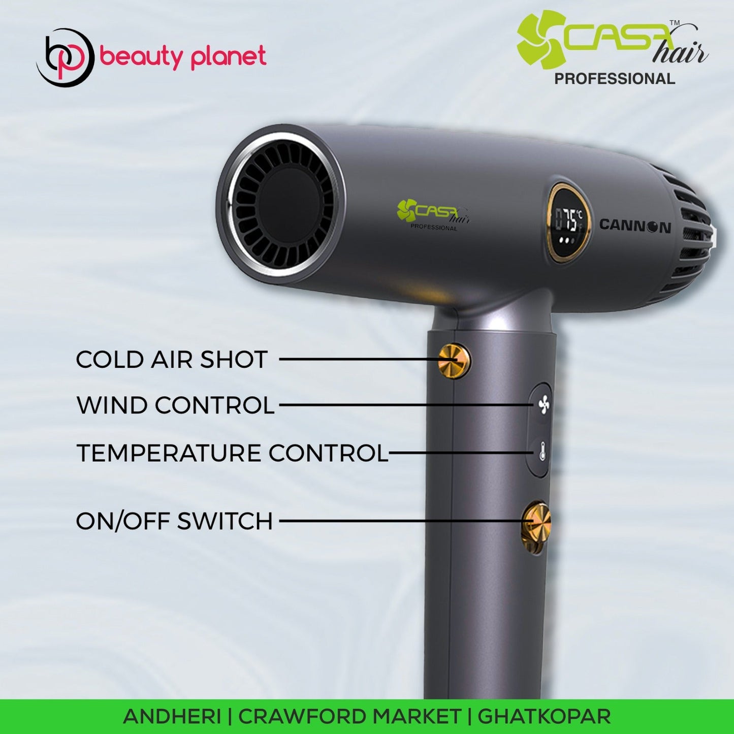 Canon hair Dryer by Casa Hair