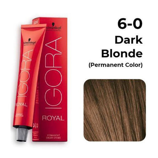 Schwarzkopf Professional Igora Royal Permanent Color Creme (6-0 Dark Blonde Natural) (60 ml)