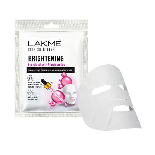 Lakme Skin Solutions Sheet Mask Brightening With Niacinamide (25ml)