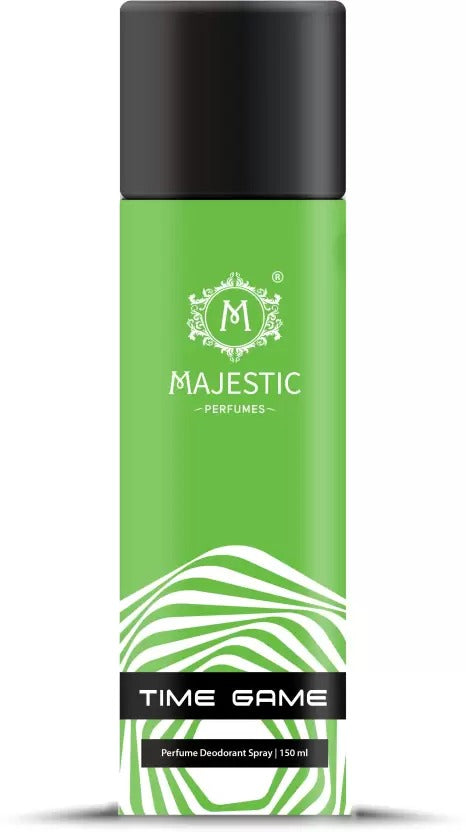 Majestic Time Game Deodorant Spray - For Men (150 ml)