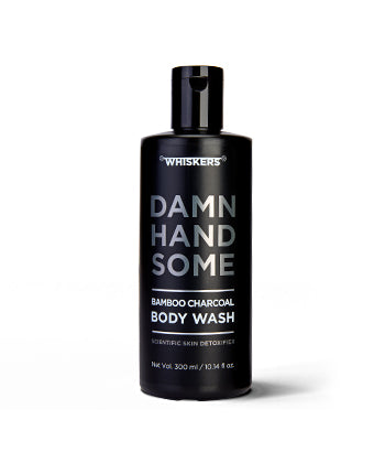 Whiskers Bamboo Charcoal Body Wash - Absorbs Sweat & Body Odour