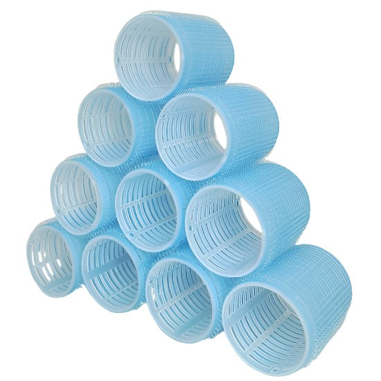 Hair Roller Big Size In Blue Colour - 10 piece