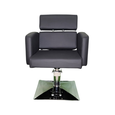 Casa Half-Back Reclining Cutting Chair - Black (Model CS1002)