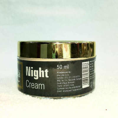 Yaza Night Cream Parabens & Mineral Oil Free 50ML