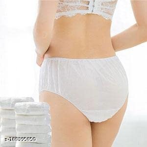 Disposable Panties for Women – 10 Pcs Pack | Spa, Maternity, Periods, Body Massage, Travel