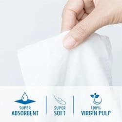 Ultra Soft Non-Woven Disposable Face Cleaning Cloth – Pack of 100 | Beauty Towel, Dry Wipe, Multipurpose Tissue Napkin