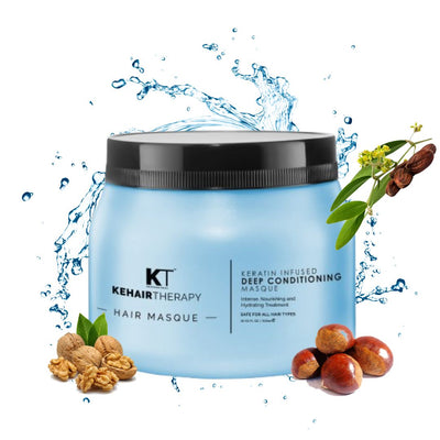 KT Professional Keratin Infused Deep Conditioning Masque Hair Spa - 500ml | Nourishing & Hydrating Hair Repair