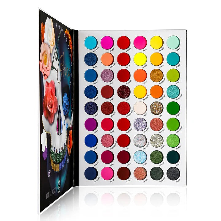 DE'LANCI 54 Color La Catrina Eyeshadow Palette