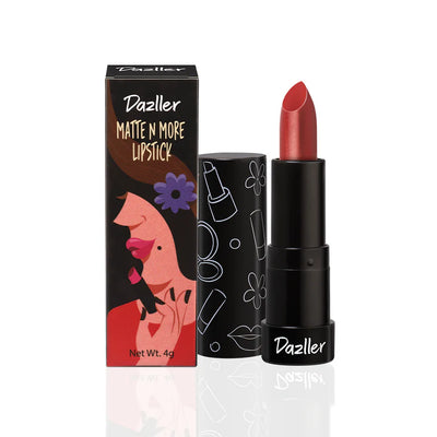 Dazller Matte 'N More Lipstick Creamy Matte, Long Stay, No Smudging, (M101 to M204)