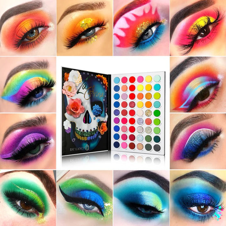 DE'LANCI 54 Color La Catrina Eyeshadow Palette