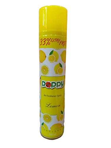 Poppy Lemon Premium Air Freshener 300ML (33% Extra)