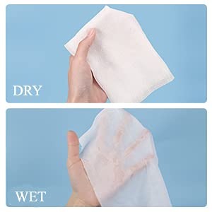 Ultra Soft Non-Woven Disposable Face Cleaning Cloth – Pack of 100 | Beauty Towel, Dry Wipe, Multipurpose Tissue Napkin