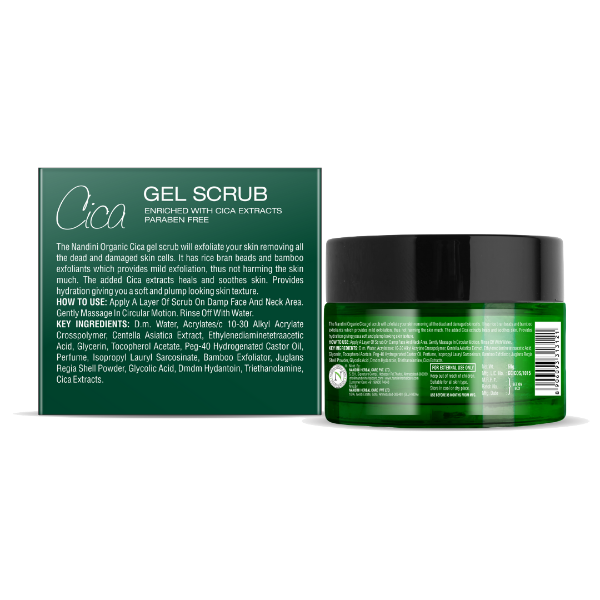 Nandini Organic Cica Gel Scrub