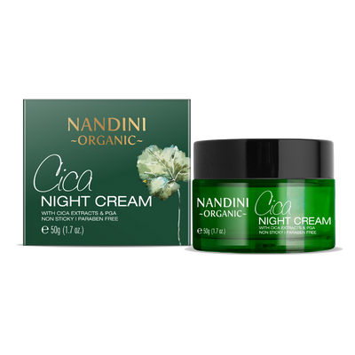 Nandini Organic Cica Night Cream - 50g