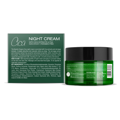 Nandini Organic Cica Night Cream - 50g