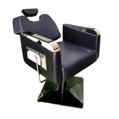 Casa Reclining Cutting Chair - Black (Model CS1030)