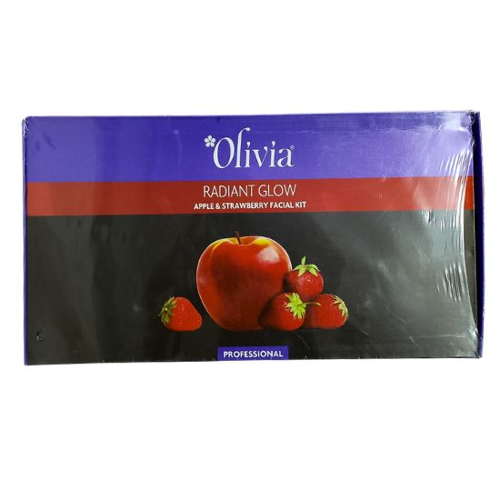 Olivia Radiant Glow Apple & Strawberry Facial Kit 225gms