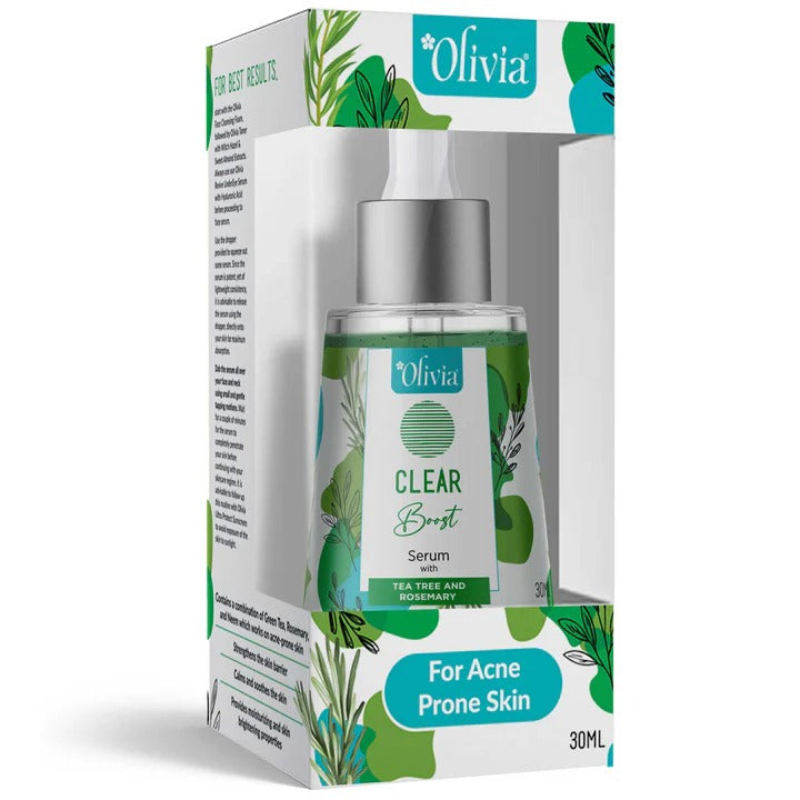 Clear Boost Serum with Tea Tree & Rosemary