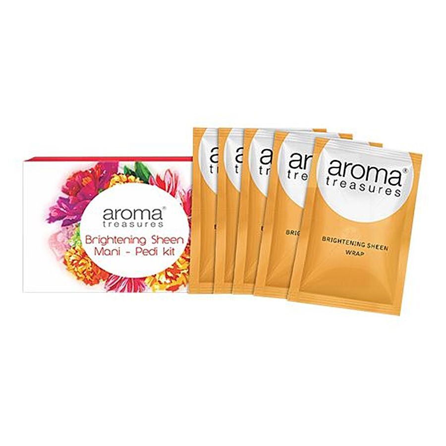 Aroma Treasures Brightening Sheen Mani Pedi Kit, 52 g