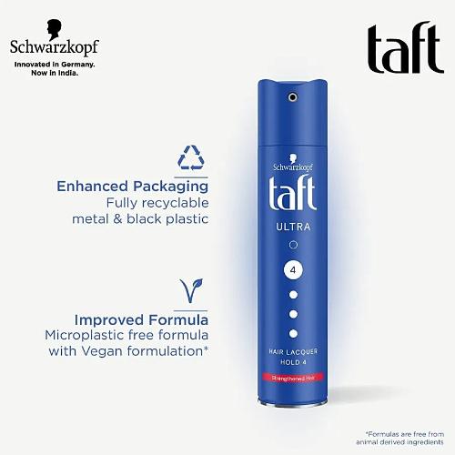 Schwarzkopf Taft Ultra Hair Spray - Hold 4 - 250 ML