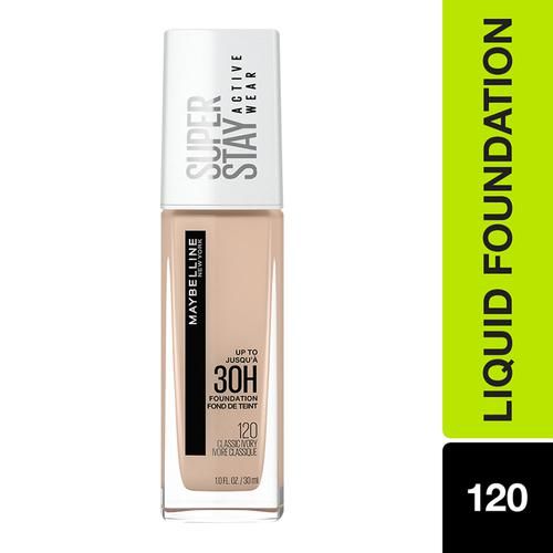 Maybelline New York Super Stay Full Coverage Liquid Foundation (Classic Ivory, Natural Beige, Sun Beige)