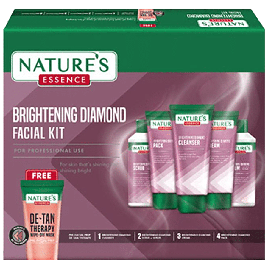 Natures Essence Brightening Diamond Facial Kit, 6 pcs