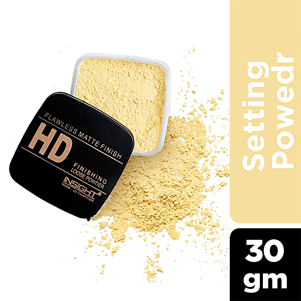 Insight Cosmetics HD Finishing Loose Powder (30g) – Honey & Light