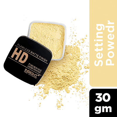 Insight Cosmetics HD Finishing Loose Powder (30g) – Honey & Light