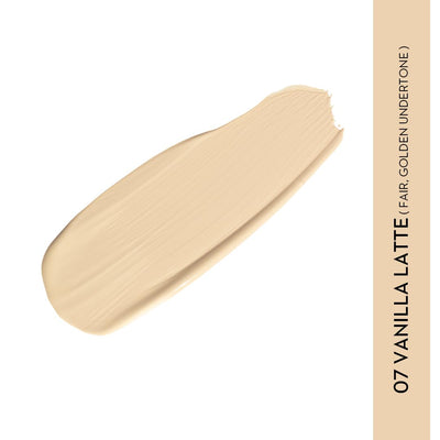 SUGAR Cosmetics Waterproof Matte Full Coverage Concealer - 07 Vanilla(Latte Fair Concealer With Golden Undertone, Lasts Up To 8 Hrs