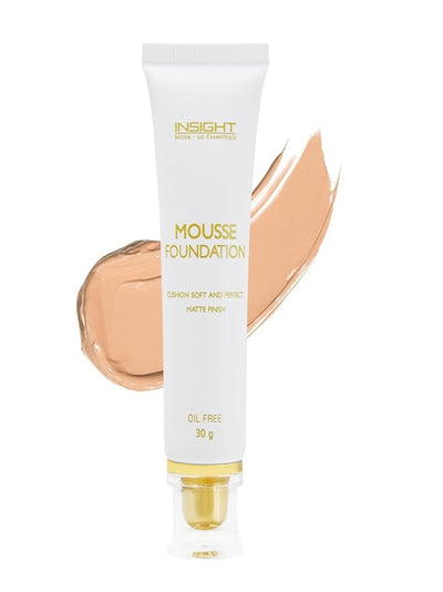 Insight Cosmetics Mousse Foundation with SPF-15 (Cream Natural, Soft Honey)