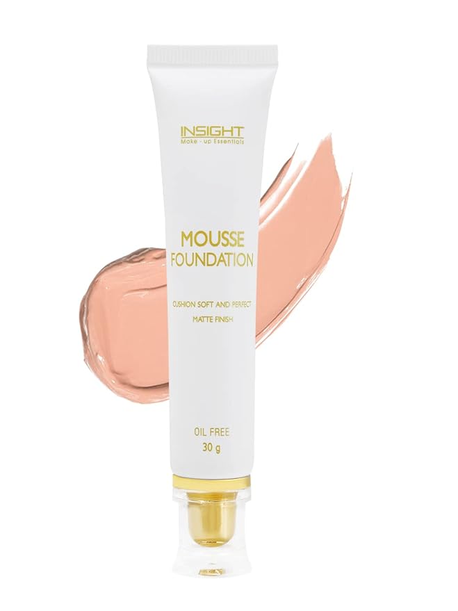 Insight Cosmetics Mousse Foundation with SPF-15 (Cream Natural, Soft Honey)