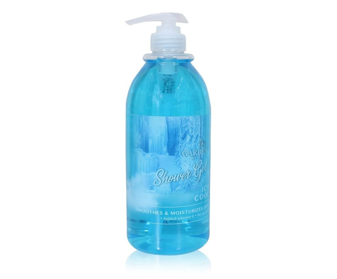 Garden Bliss Shower Gel - Moisturizing Body Wash 1000 ML (Icy Cool)