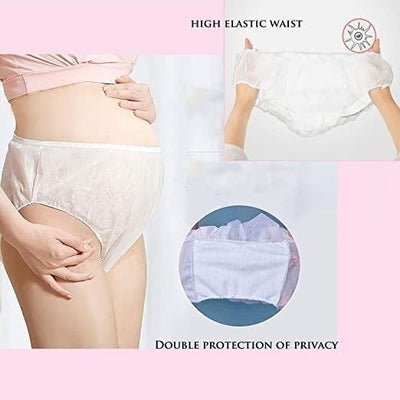 Disposable Panties for Women – 10 Pcs Pack | Spa, Maternity, Periods, Body Massage, Travel