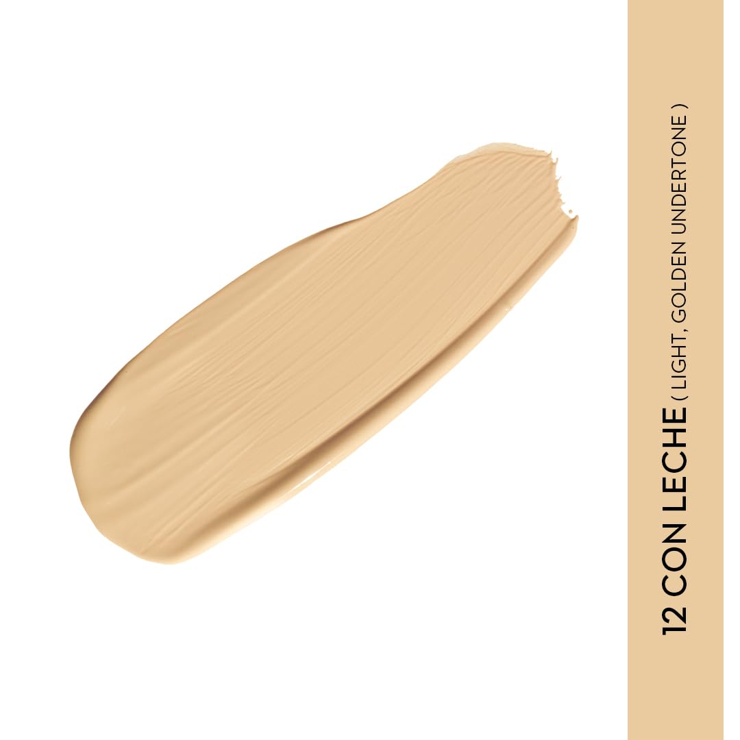 SUGAR Cosmetics - Magic Wand- Waterproof Matte Full Coverage Concealer For Normal Skin - 12 Con Leche(Light Full Coverage Concealer With Golden Undertone)- Long Lasting,Lasts Up To 8 Hours