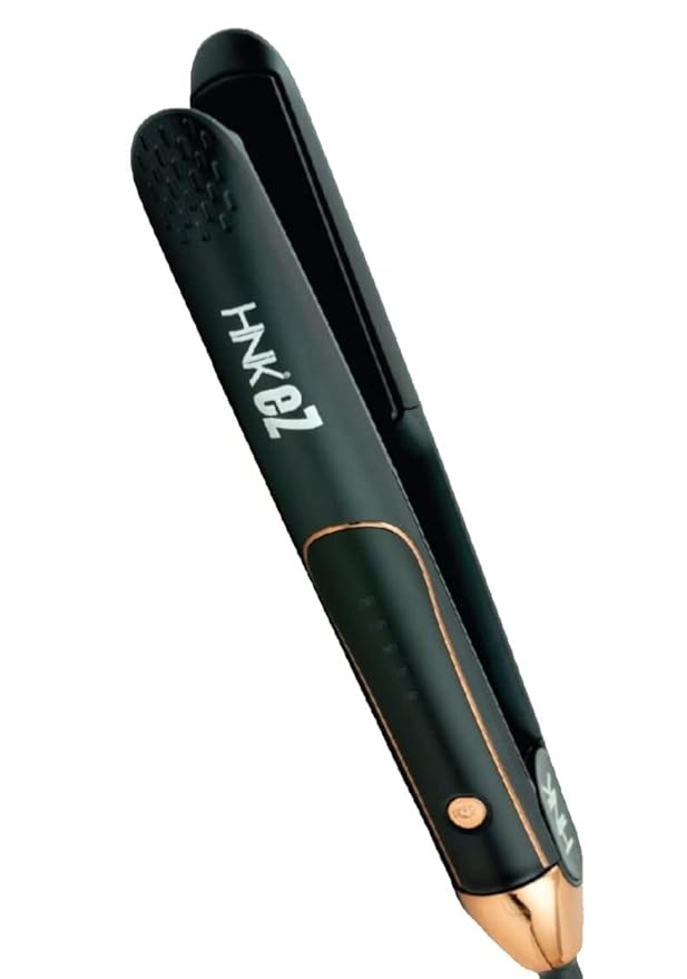 Hnk Hair N Kraft Ez Hair Straightener Black Ceramic Coated Plate