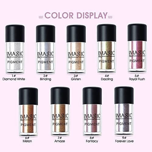 COSLUXE IMAGIC Professional Glitter Eyeshadow Metallic Loose Powder Pigment (P2-P9)