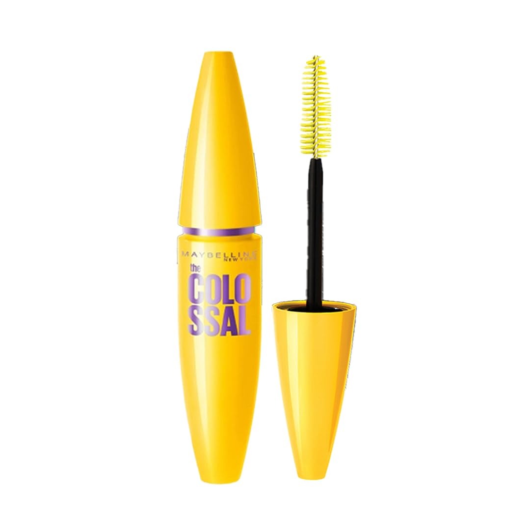 Maybelline New York Volume Express Colossal Mascara - Volumizing &amp; Lengthening, Washable, Black