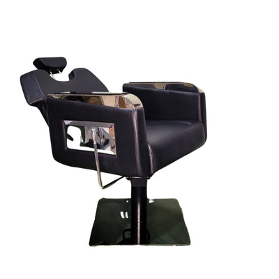 Casa Reclining Cutting Chair - Black (Model CS1030)