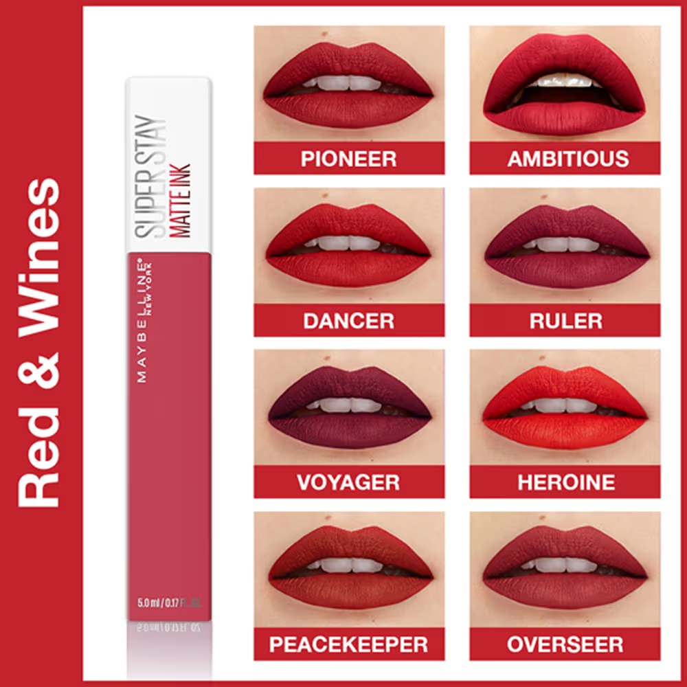 Maybelline Super Stay Matte Ink Liquid Lipstick - Top Shades (25-70-118)