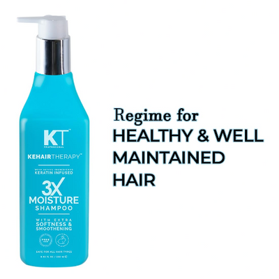 KT Professional 3x Shampoo (For 3 Times Moisture on Dry Hair) 250 ML