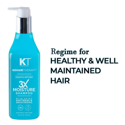 KT Professional 3x Shampoo (For 3 Times Moisture on Dry Hair) 1000 ML