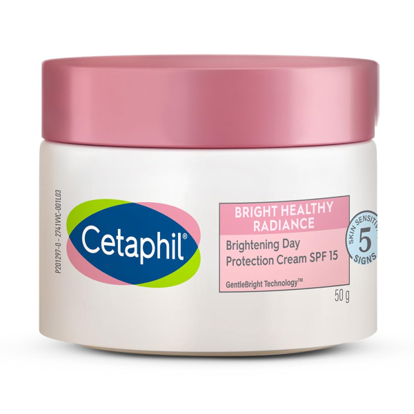 Cetaphil Brightening Day Protection Cream SPF 15-50 g, Day Cream for Dark Spots, Uneven Skin Tone, Niacinamide, Sea Daffodil, Fragrance Free