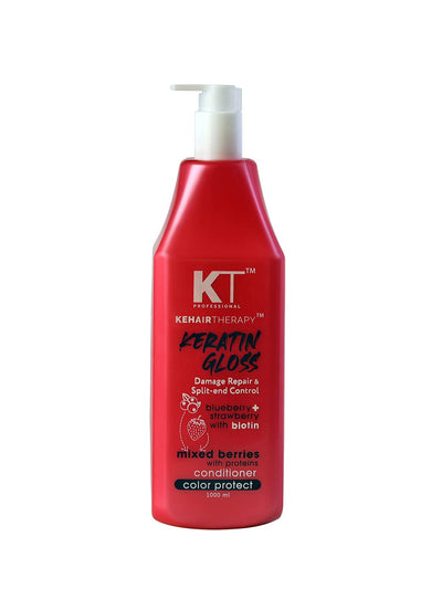 KEHAIRTHERAPY KT Professional Keratin Protein Gloss Damage Repair & Split End Control Conditioner 1000ml